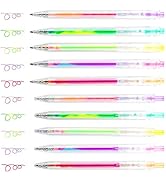 Tomorotec [10 Pack] Mixing of 3 Colors Magic Gel Pens Retractable Colored Ballpoint Pen Set for C...