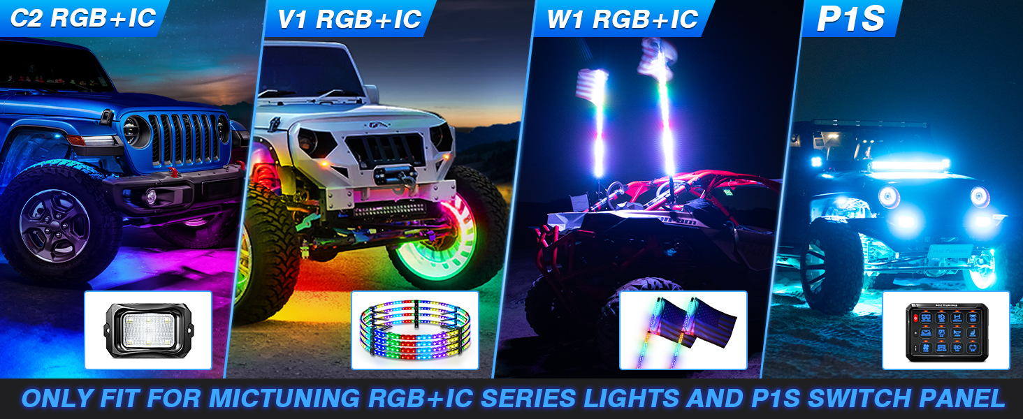 whip lights extension cable