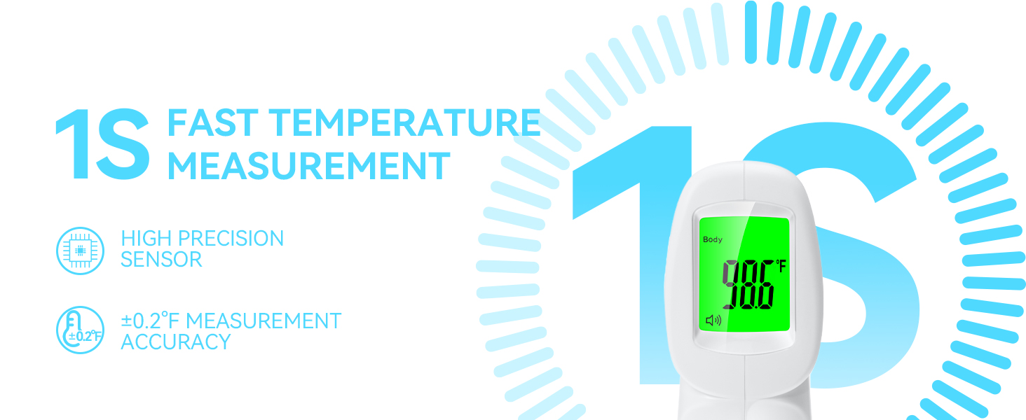 Berrcom Thermometer Temperature Gun for Baby