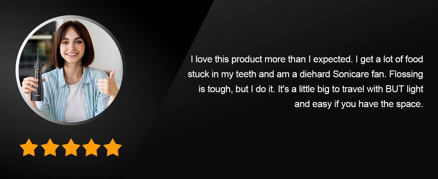 water dental flosser