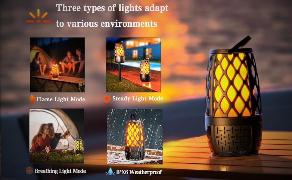 Three types of lights adapt to various environments