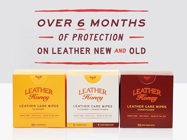 See more before and after. Over 6 months of protection on leather new and old.