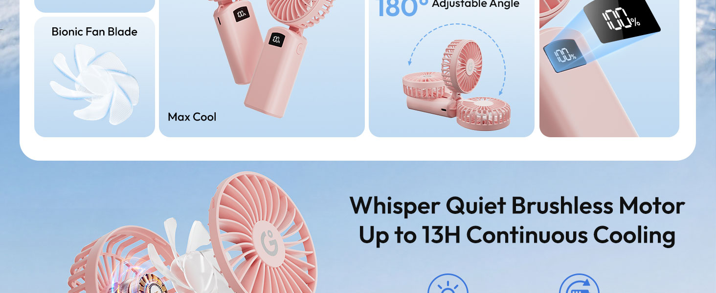 Portable Handheld Mini Fan