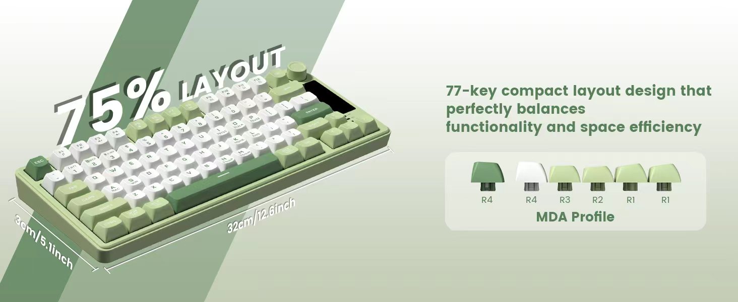 womier wireless mechanical keyboard