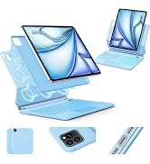 Keyboard Case for iPad Air 13 inch (M4/2026 /M3 2025/M2, 2024),iPad Pro 12.9 inch (3/4/5/6th Gen)...