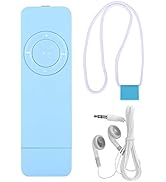 Acogedor USB Stick Mp3 Player, Portable Audio Music Player with Lanyard and 3.5mm Earphone, Recha...