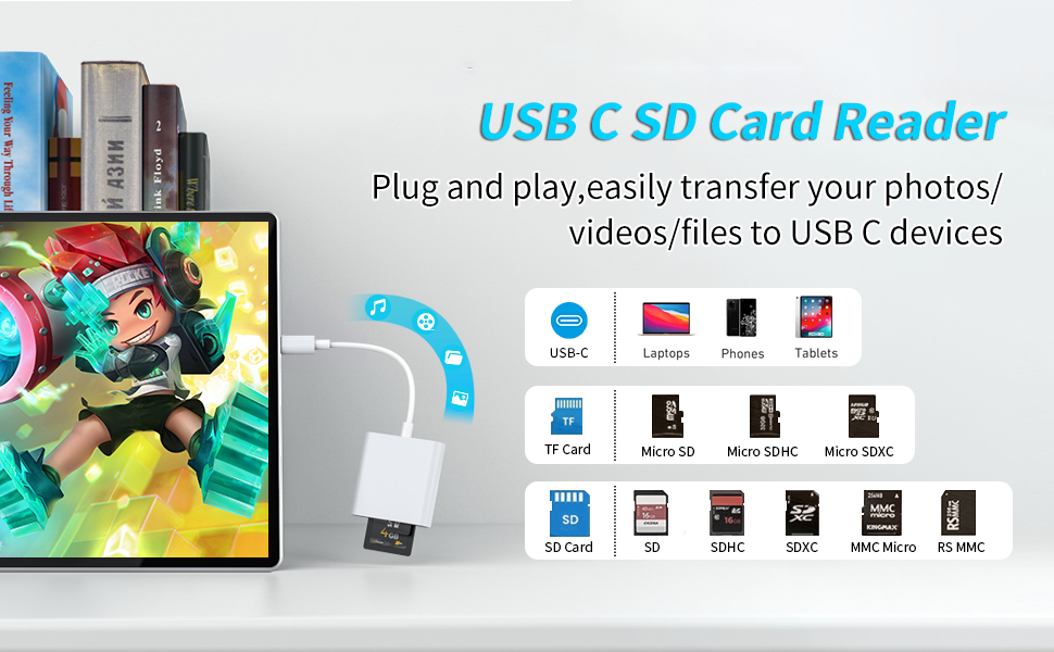 type c sd card reader