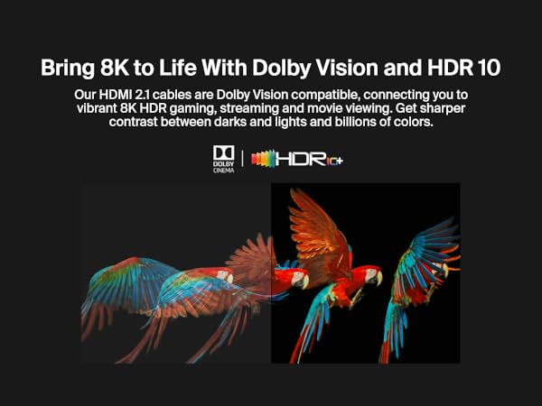 Connect 8K Ultra High Speed HDMI 2.1 Cable