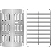 EasiBBQ 9201 Stainless Steel Flavorizer Bar and 80631 Stainless Steel Grill Grate, Flavorizer Bar...