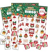 OHOME Christmas Games | Christmas Bingo for Kids - 24 Players Christmas Crafts Party Favors Suppl...