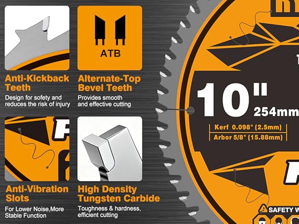10 INCH TABLE SAW BLADE