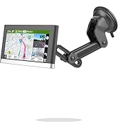 SkyTian for Garmin GPS Car Mount Replacement Sticky Suction Cup 17mm Ball Mount Long Arm Windshie...