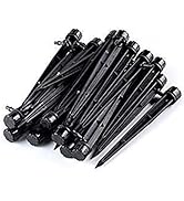CTKcom Adjustable 360 Degree Water Flow Irrigation Drippers on Stake Emitter Drip System,Pack of 50