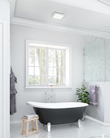 bathroom fan with light