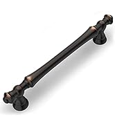 Amerdeco 10 Pack Oil Rubbed Bronze Cabinet Pulls 5 Inch(128mm) Hole Center Cabinet Hardware Kitch...