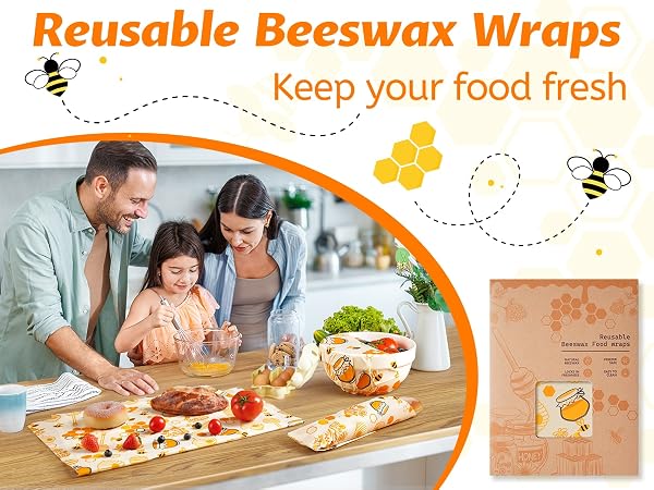 beeswax wraps for food