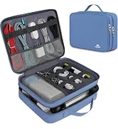 MATEIN USB Cable Organizer Bag, Water Resistant Large Travel Tech Organizer | Electronic Accessor...
