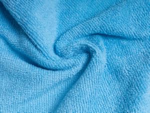 Blue Microfiber Cloth texture