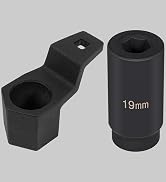 For Honda 19 mm Harmonic Balancer Socket &amp; 50mm Crankshaft Crank Pulley Wrench Holder Tool Remova...