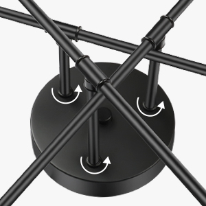 dining room light fixture black