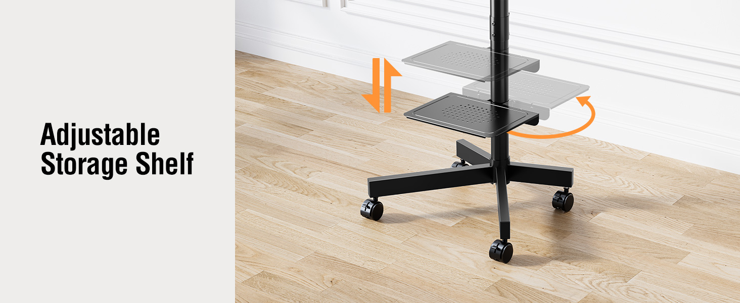 Rolling TV Cart