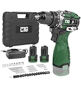 Prostormer 17V Brushless Power Drill Set, 60N.m Cordless Drill Driver with 2 Variable Speed, 3/8"...