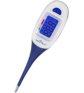 Digital Medical Baby Fever Oral Thermometer, Rectal or Axillary Underarm Body Temperature Measure...