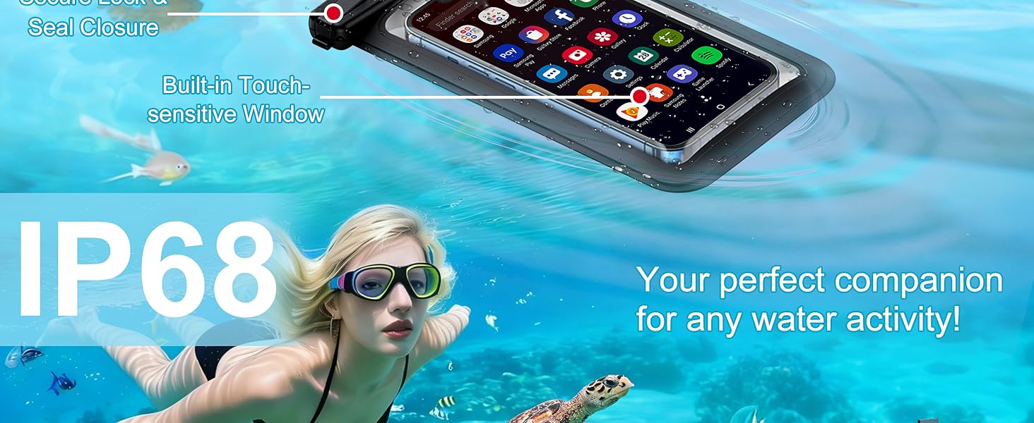 Multicolor Universal Waterproof Phone Pouch