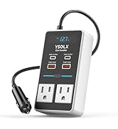 Car Power Inverter, YSOLX 200W Inverter Car Outlet Adapter to Wall Plug with 65W USB-C/48W Dual F...