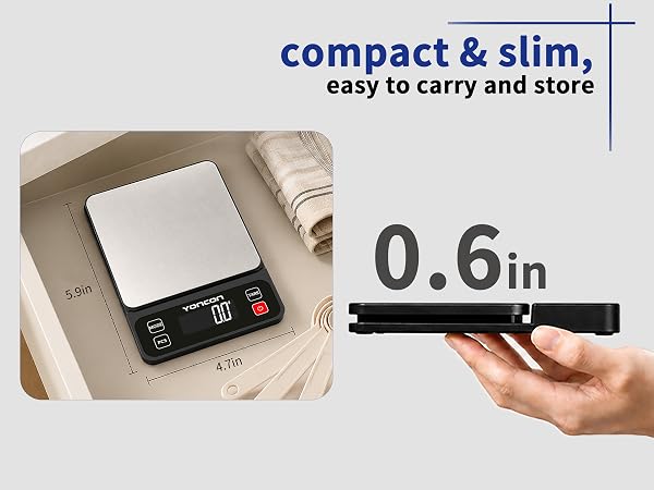 0.1g precision food scales for kitchen, small scale