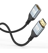 ZeniKon 4K HDMI Extension Cable 10 FT HDMI Extender, HDMI Male to Female Adapter Cord 4K@60Hz, 2K...