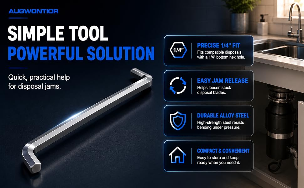  Augwontior Garbage Disposal Wrench