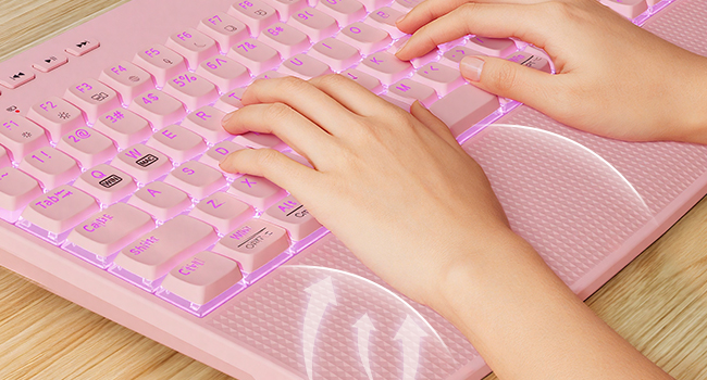 Extended Palm Rest — Lasting Comfort