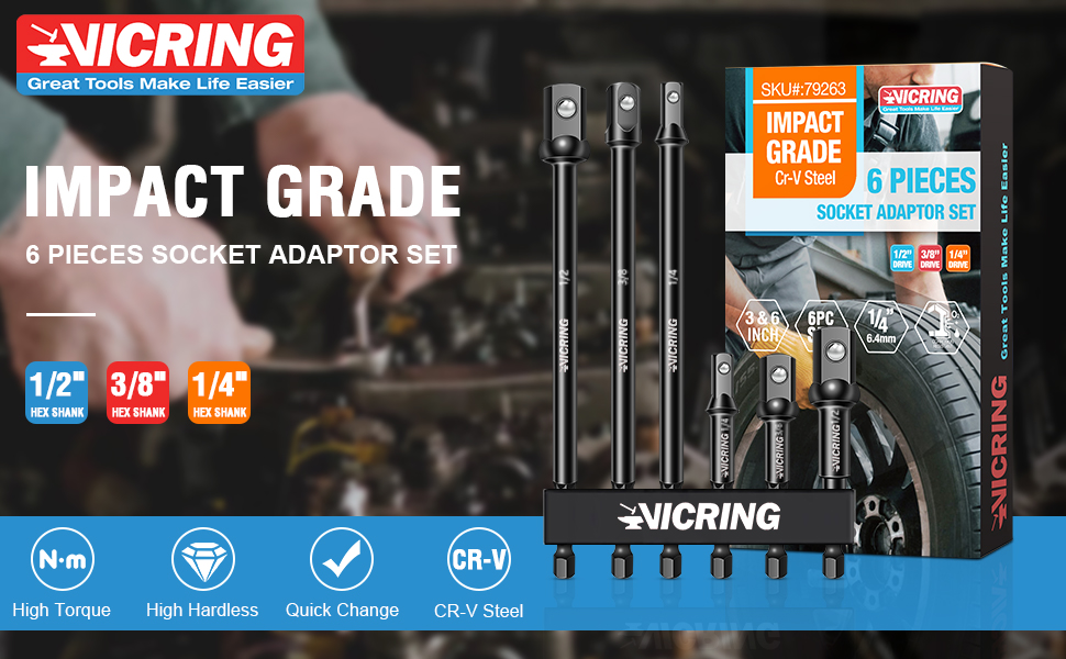 drill socket adapter impact socket adapter set