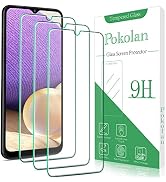 3-Pack Pokolan Tempered Glass for Samsung Galaxy A32 5G, M12 Screen Protector, Touch Sensitive, 9...