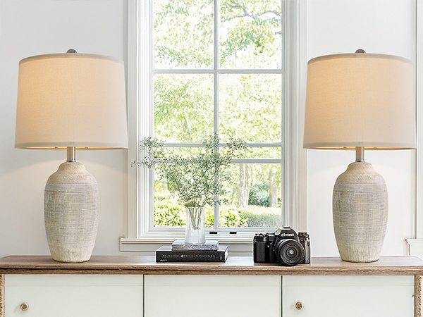 Single Bedside Lamp for Living Room, Bedroom Any Space