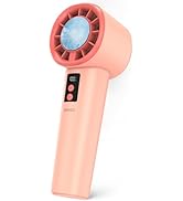 MINISO Portable Fan Regargeable, Cooling Fan Handheld 3000 mAh, USB Makeup Fan with Ice Cooler, 7...