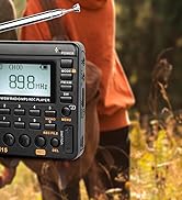 Retekess V115 Shortwave Radio, Digital Radio AM FM, Shortwave Receiver with 1000mAh Rechargeable ...