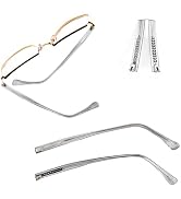 DOERDO 1Pair Glasses Replacement Arms Double Teeth Universal Glasses Arm Legs Arm Replacement for...