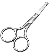 Small Scissors, Eyebrow Scissors, Nose Hair Scissors Round Tip Design, Will Not Hurt the Nasal Ca...