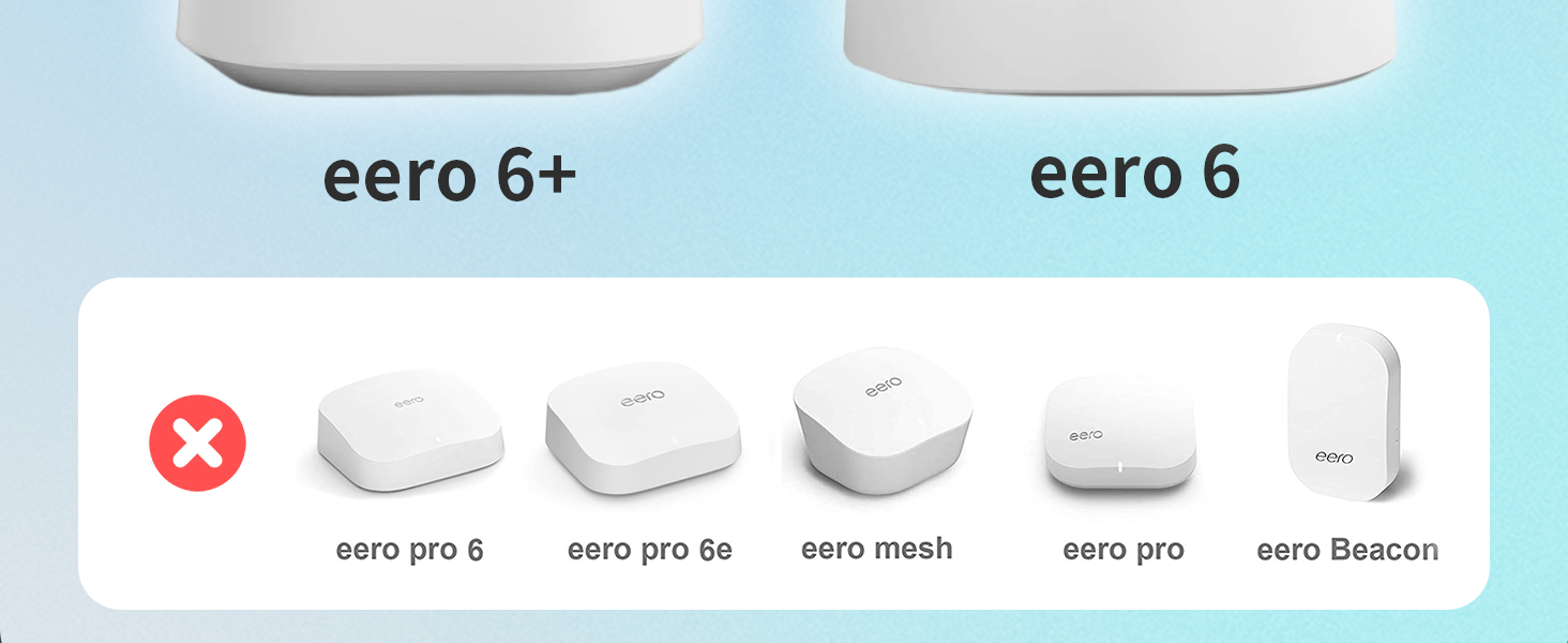 Wall Mount Holder for eero 6 Plus 6+ and eero 6 Router Mesh Wi-Fi System