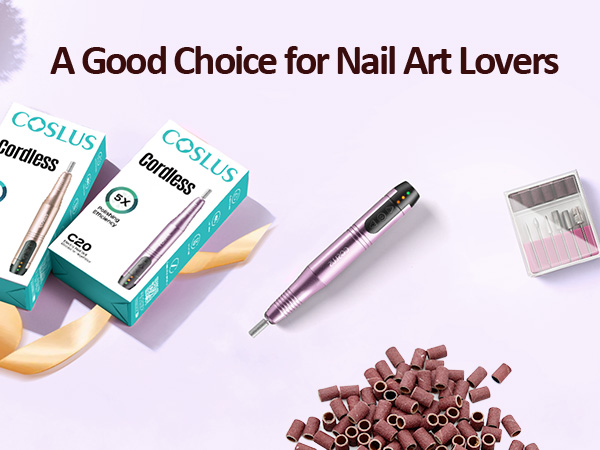 COSLUS Cordless Nail Drill Electric