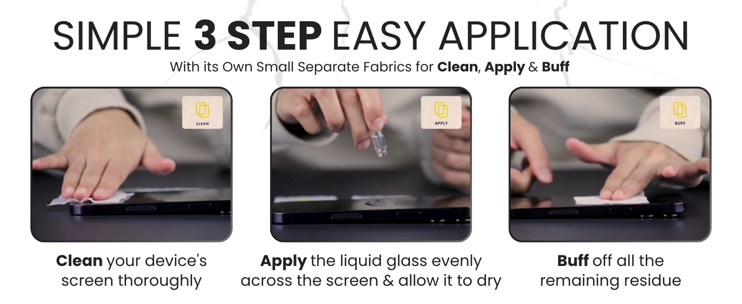 cellhelmet Liquid Glass Screen Protector Protects Samsung Apple Motorola and Google Screens