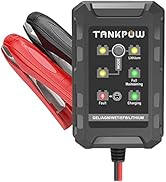 TANKPOW 1.5-Amp Car Battery Charger,6V/12V/14.6V Automotive Battery Chargers,Battery Maintainer,T...