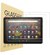 YINOVEEN 2 Pack Tempered Glass Screen Protector for Fire HD 10 /Fire HD 10 Plus 10.1 inch (2023/2...