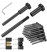 CKE 50 Pack Black Swage Tensioner Terminal, Black T316 Stainless Steel Invisible Cable Railing Ki...