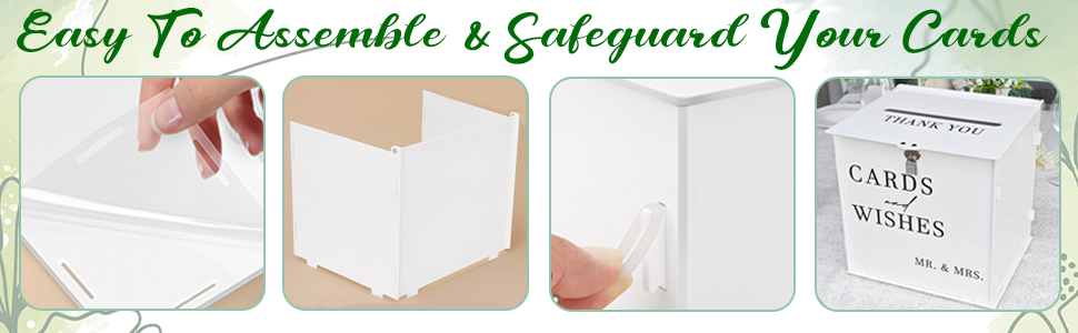 White Acrylic Card Box