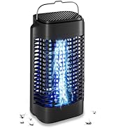 Bug Zapper for Outdoor and Indoor, Electric Mosquito Zapper Mosquito Trap Waterproof Fly Traps Mo...