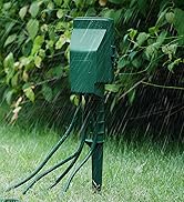 SURAIELEC Outdoor Power Stake, 7-Day Programmable Digital Timer, Power Strip Weatherproof, 6 Mult...