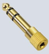 VCELINK 6.35mm male to 3.5mm female audio jack adapter
